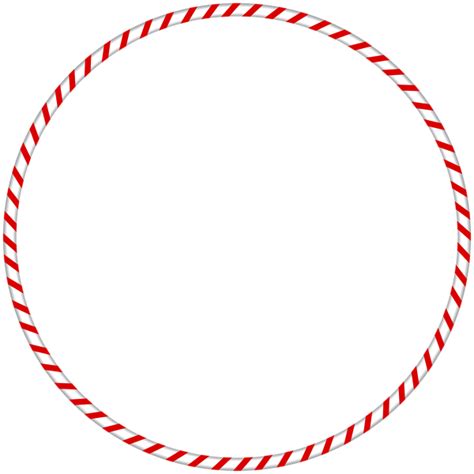 Christmas Png Candy Cane Spearmint Round Border Frame Candy Cane