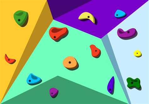 Free Climbing Wall Vector Climbing Art Climbing Wall Rock Climbing Wall