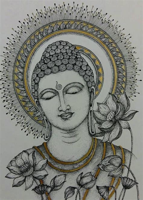 Pin On Buddha Painting Canvas