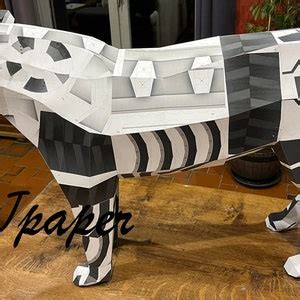 Papercraft Tigre A R Aliser Vous M Me Sculpture De Tigre En Papier