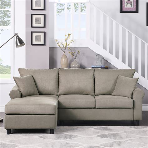 Recliner sofas & couches : Lowestbest Sectional Sofa Couch, L-Shaped Couch for Small Space, Living Room Furniture Sofa with ...