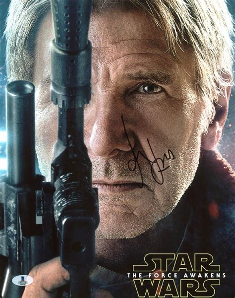 Lot Detail Harrison Ford Signed X Color Photo From The Force