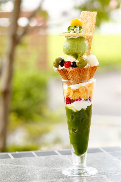 A 32cm Tall Maccha Japanese Green Tea Parfait Which Is The Tallest