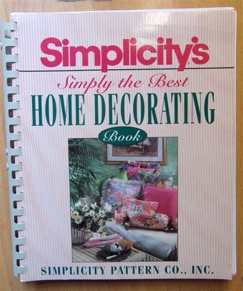 Simplicity Simply Best Home Decorating Simplicity Pattern Company