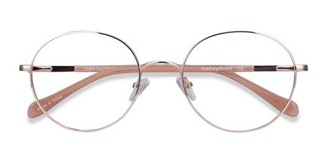 thea round rose gold frame glasses for women eyebuydirect glasses frames for girl rose