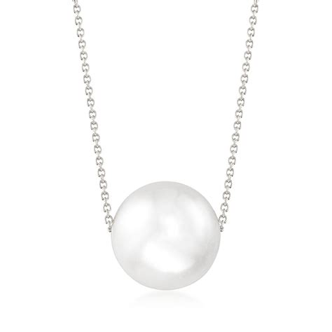 16mm Shell Pearl Necklace In Sterling Silver Ross Simons