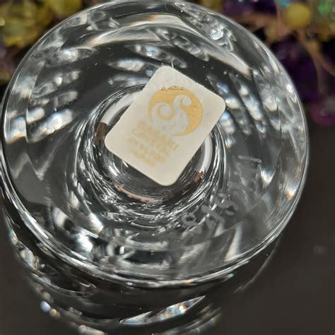 Vintage Sasaki Crystal Vase 24 Lead Crystal Made In Japan Etsy