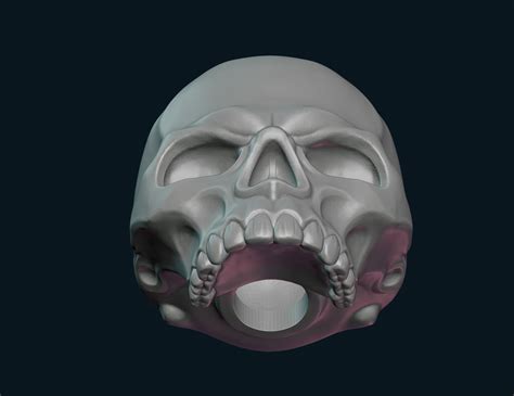 Download Stl File Stylized Skull • 3d Printer Template ・ Cults