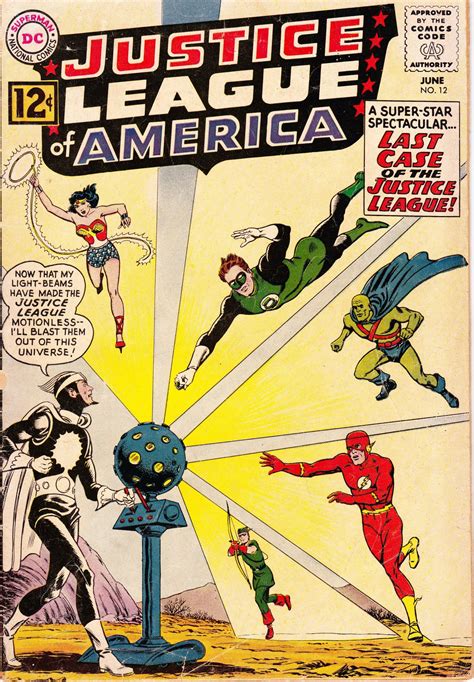 Justice League Of America 12 June 1962 Dc Comics Grade Vg Justice