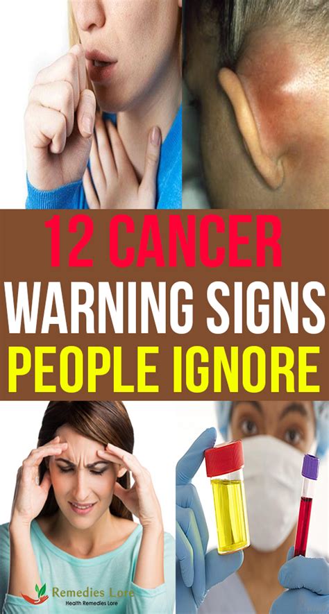 12 Cancer Warning Signs People Ignore Remedies Lore