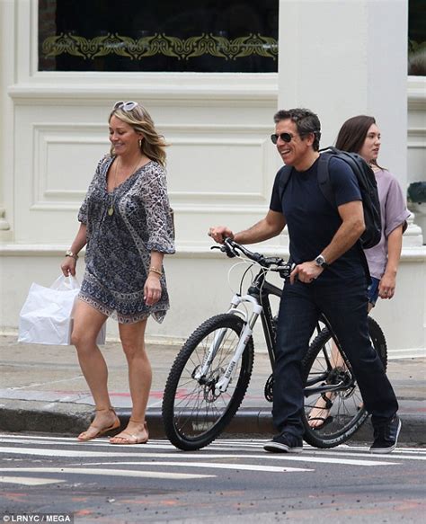 Ben Stiller And Christine Taylor Reunite In Ny After
