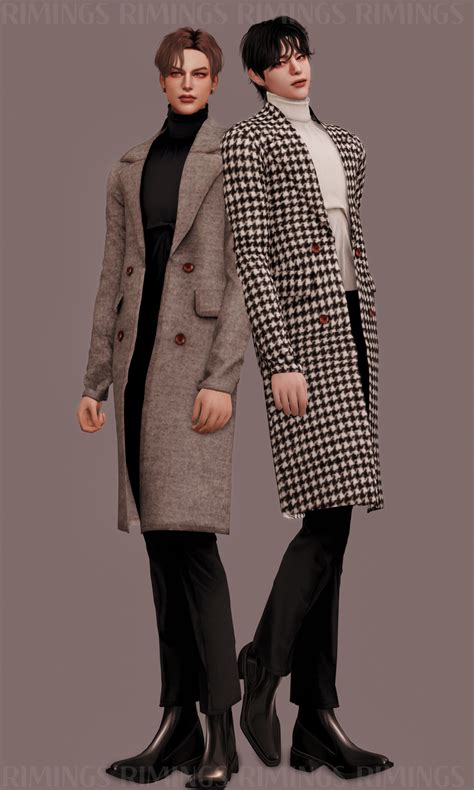 Sims 4 Trench Coat On The Sims 4 Decadess Challenge Cc Katjusafi