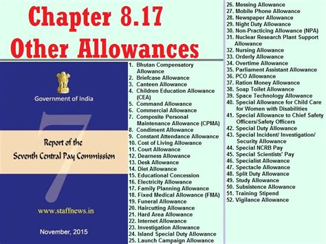 There are three types of employment passes for malaysia, depending on your position and salary. Seventh Pay Commission Report: Other Allowance ( CEA, DA ...