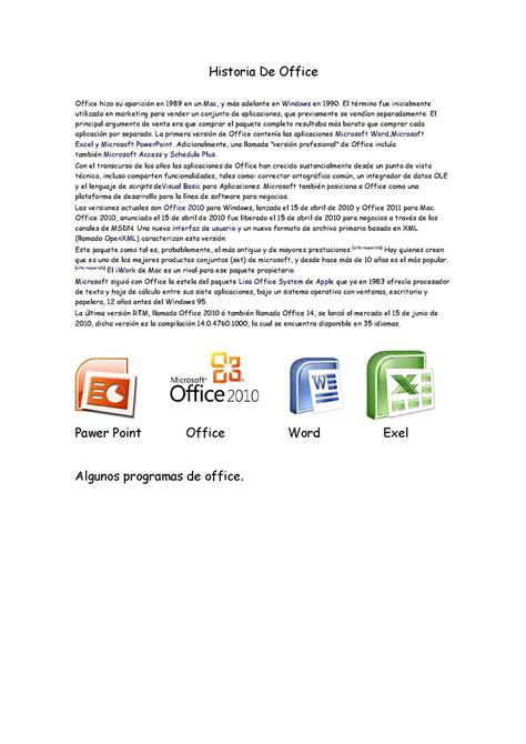 Historia De Microsoft Office Infografia Infographic S