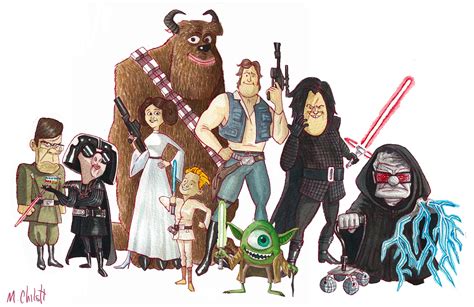 Enjoy This Amazing Star Wars And Pixar Mashup Fan Art — Geektyrant