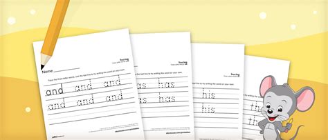 Three Letter Word Tracing Worksheets For Kindergarten Abcmouse