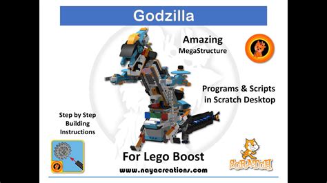 Godzilla Lego Boost Scratch Program Youtube