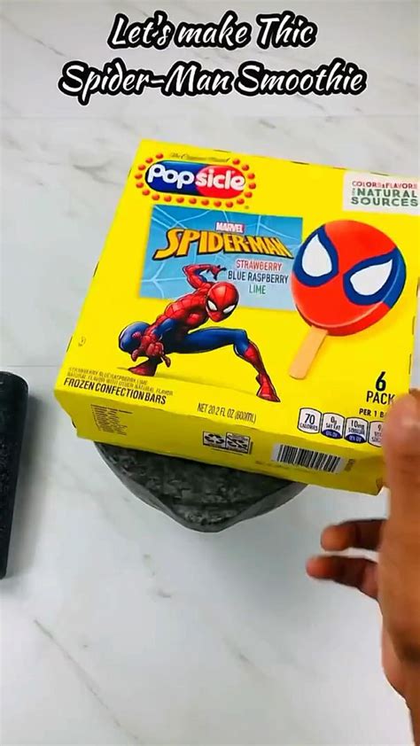 All Perfect Spiderman Popsicles How To Make Spiderman Ice Cream