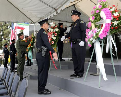 La County Commemorates Fallen Officers At Memorial
