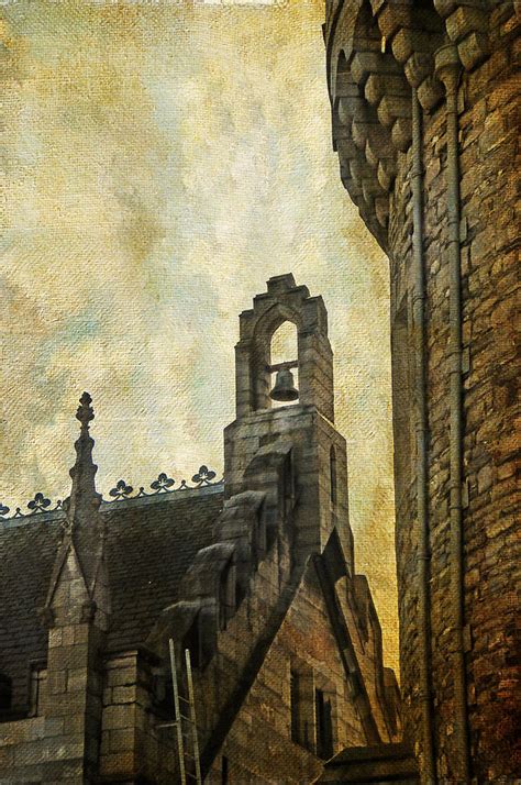 Architectural Detail Of Gothic Revival Chapel Dublin Castle Streets