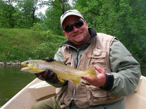 Lower Manistee River Trout Fishing Current Works Guide Service