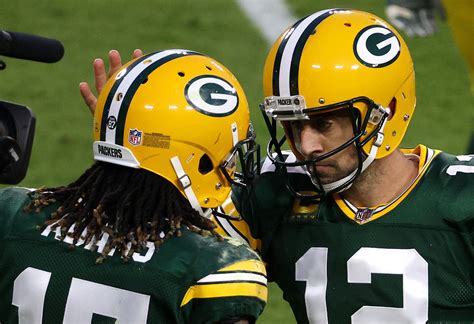 Aaron Rodgers Davante Adams Become Most Prolific Td Duo In Packers History