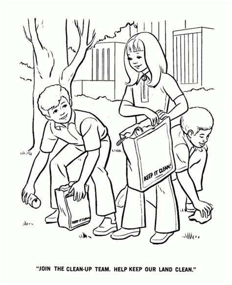 Clean Up Coloring Pages Coloring Home