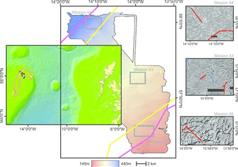 Map Of The Surveys Carried Out On Rockall Bank Northeast Atlantic