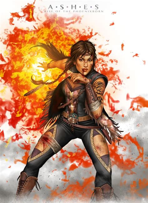 Ashes Rise Of The Phoenixborn Fantasy Art Warrior