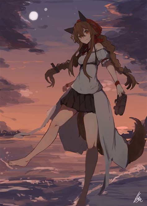 Wolf Girl Anime Anime Characters Anime Art