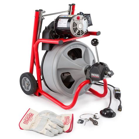 Ridgid Volt K Af Autofeed Drain Cleaning Drum Machine With C