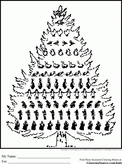 Days Of Christmas Coloring Page Coloring Home