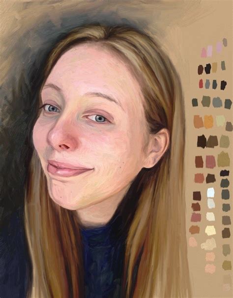 Paint On The Ipad Step By Step Portrait In Artrage Final Painting