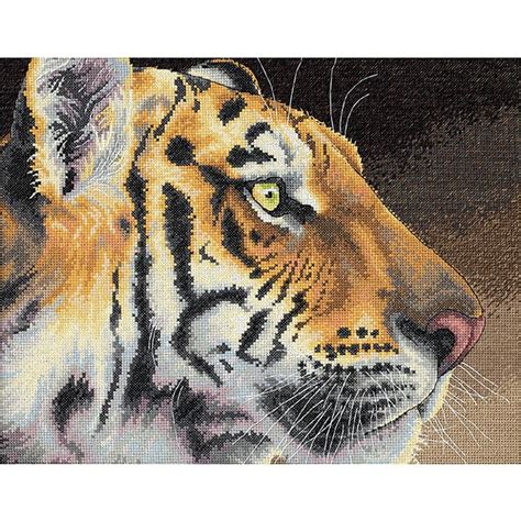 Regal Tiger Counted Cross Stitch Kit Free Shipping On Orders Over
