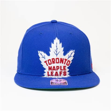 47 Brand Nhl Toronto Maple Leafs Large Logo Snapback Cap Snapback