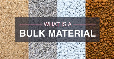 What Is A Bulk Material