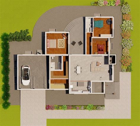 3 Bedroom Modern Icf House Plan With Daylight Basement