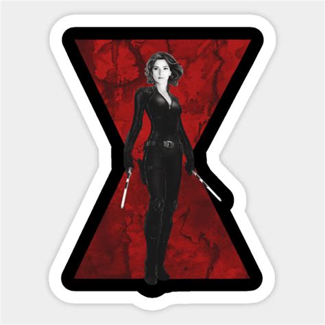 Black Widow Poster Black Widow Sticker Teepublic