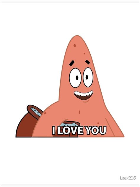 Patrick Star Meme Poster For Sale By Lsax235 Redbubble