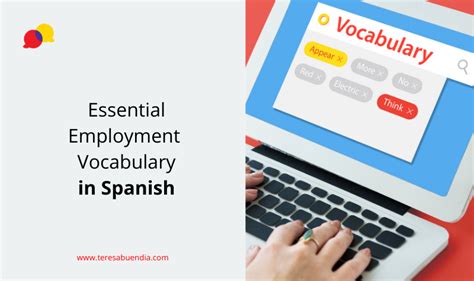 Essential Employment Vocabulary In Spanish Teresa Buendia
