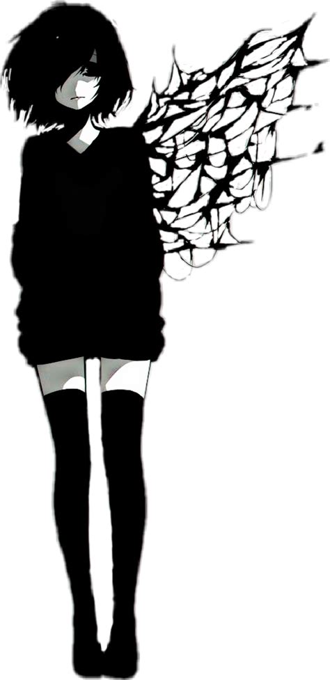 Drawing Transparent Anime Sad Anime Girl Transparent Background Png