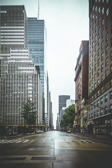 Empty Streets New York City Photograph By Thomas Richter