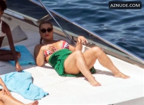 Anastacia Sexy In A Boat Under The Sun Aznude