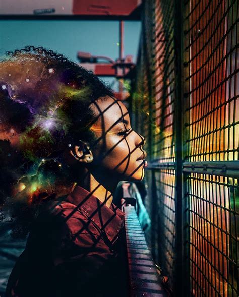 Artist Turns Afro Hairstyles Into Flowery Galaxies To Remind Black