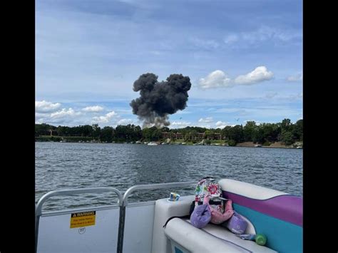 Plane Crashes In Field At Thunder Over Michigan Air Show