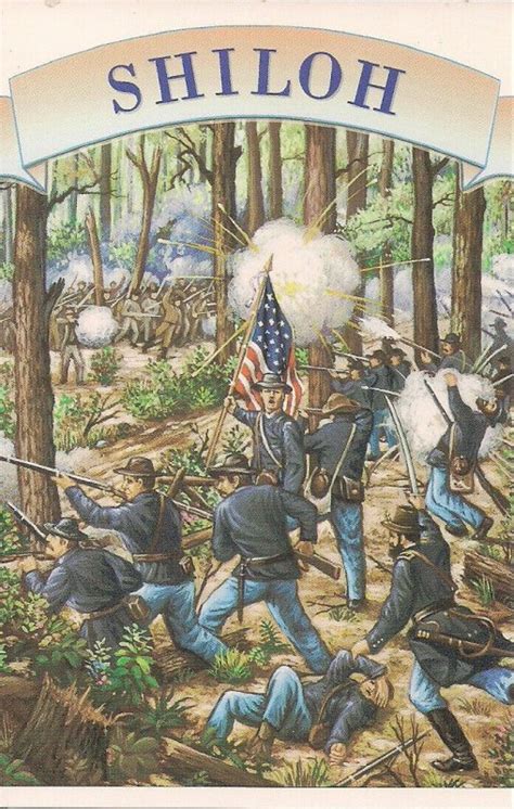 American Civil War Battle Of Shiloh 1994 Usps Commemorative Us Flag