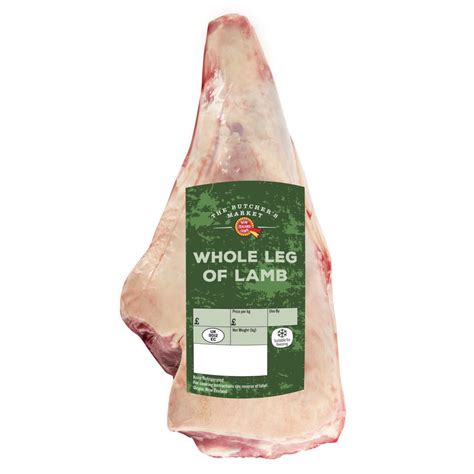 The Butchers Market Whole Leg Of Lamb 18kg Lamb Iceland Foods