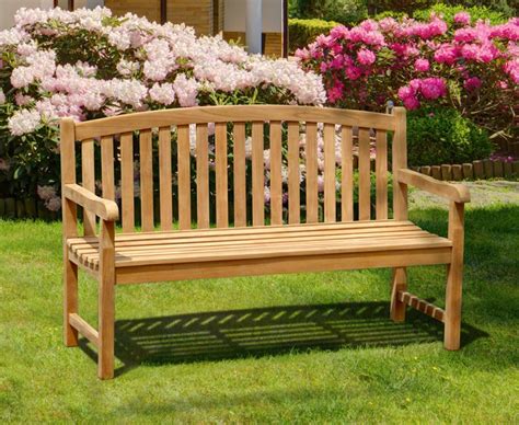 Clivedon 3 Seater Garden Bench Teak 15m