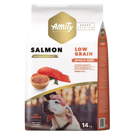 Ração Para Cão Amity Super Premium Low Grain Adulto Salmão