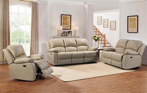Taupe Leather Sofa And Loveseat Baci Living Room